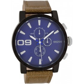 OOZOO Timepieces 45mm Brown Leather Strap C7498
